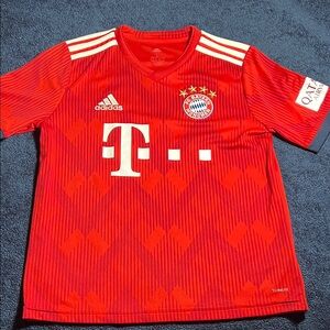 Adidas Kids Red Bayern Munich Jersey